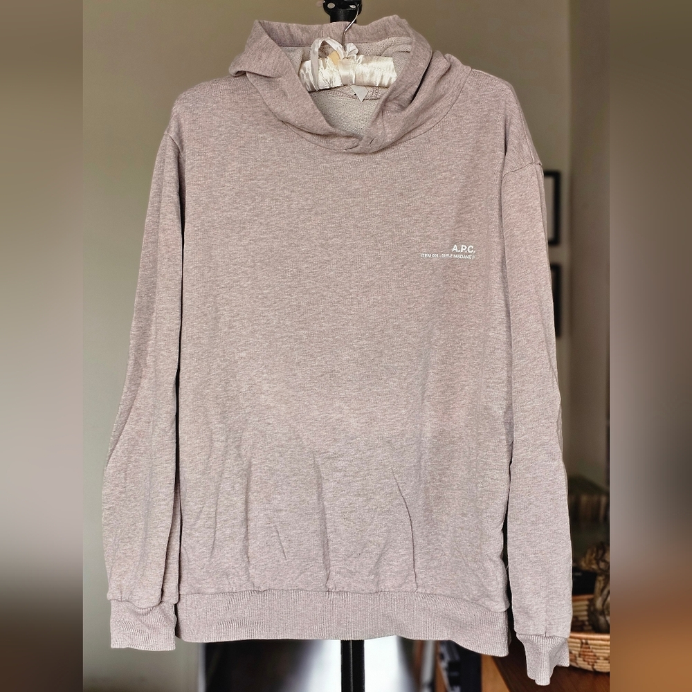 A.P.C. Item H Beige Men's Hoodie